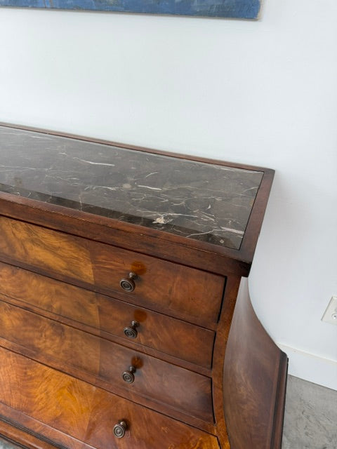 Century Furniture Burl Wood Curved Dresser