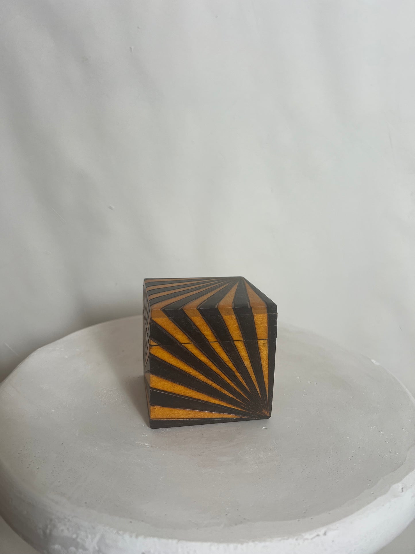 Striped Polish Wooden Box