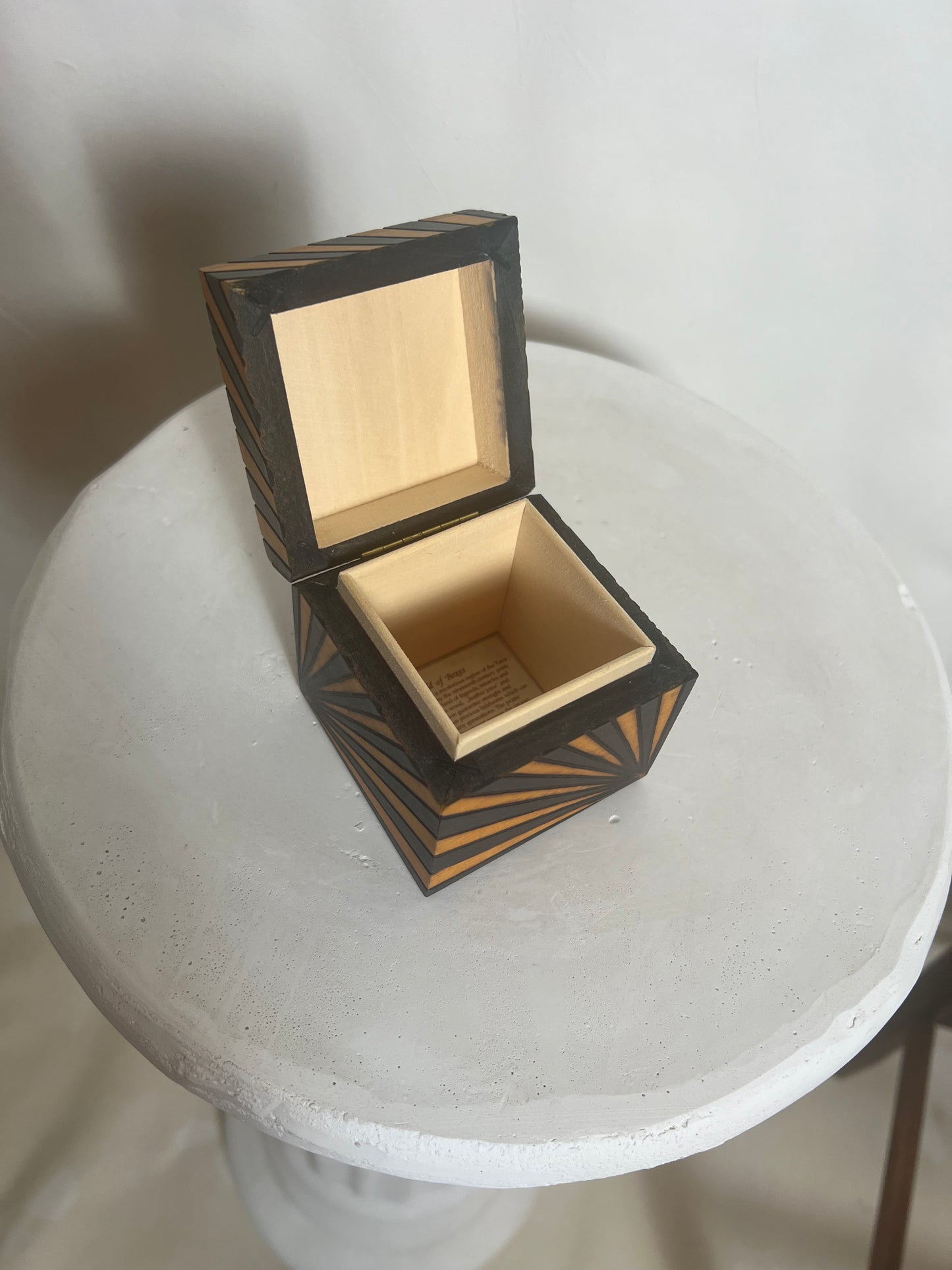 Striped Polish Wooden Box
