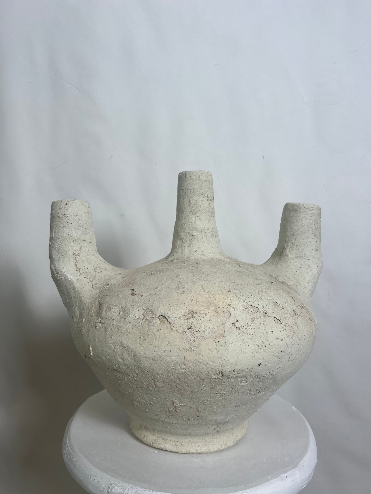 Unique Distressed Stone Pottery Vase