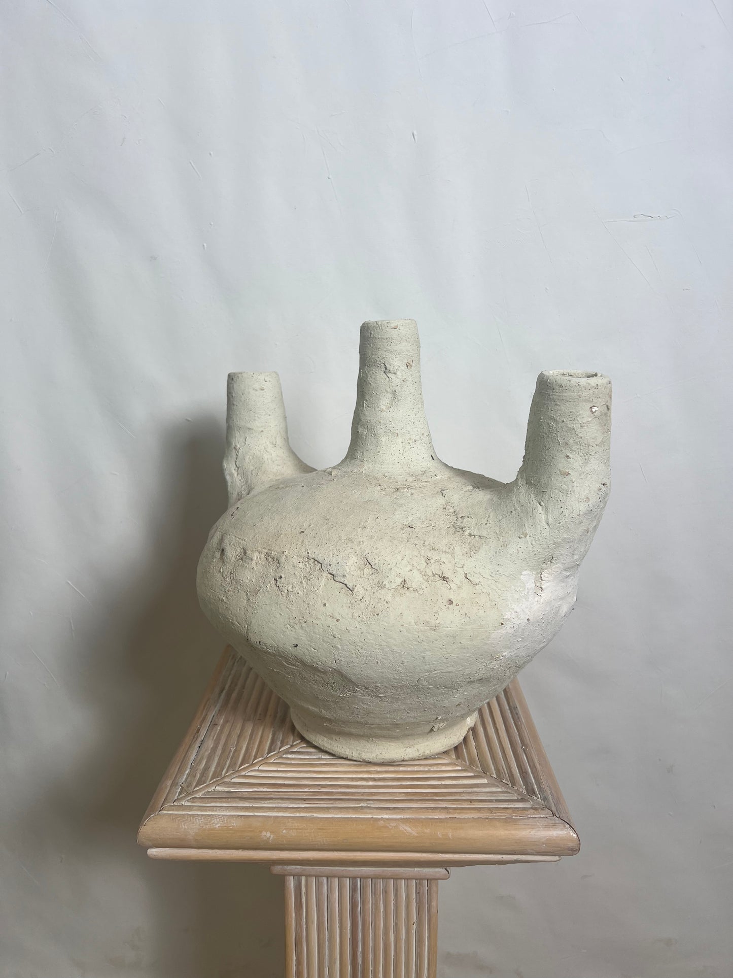 Unique Distressed Stone Pottery Vase