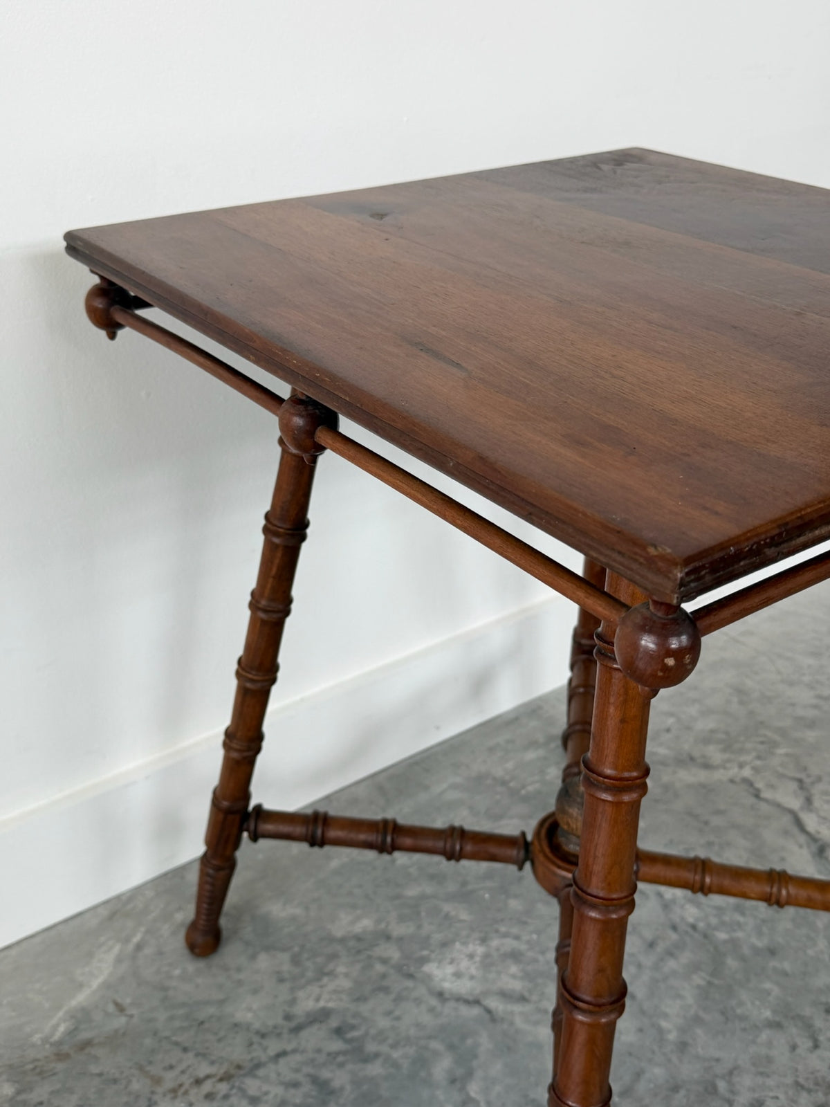 Late 19th Century Stick and Ball Parlor Table