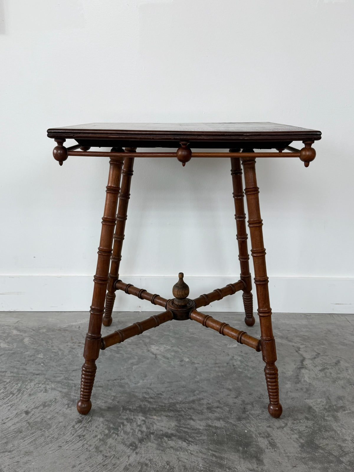 Late 19th Century Stick and Ball Parlor Table