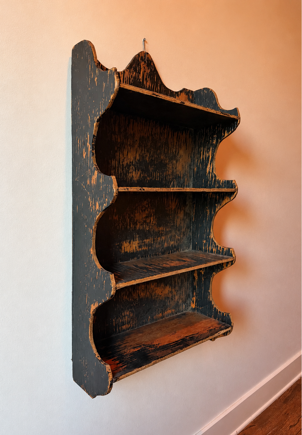 Primitive Handmade Wall Shelf