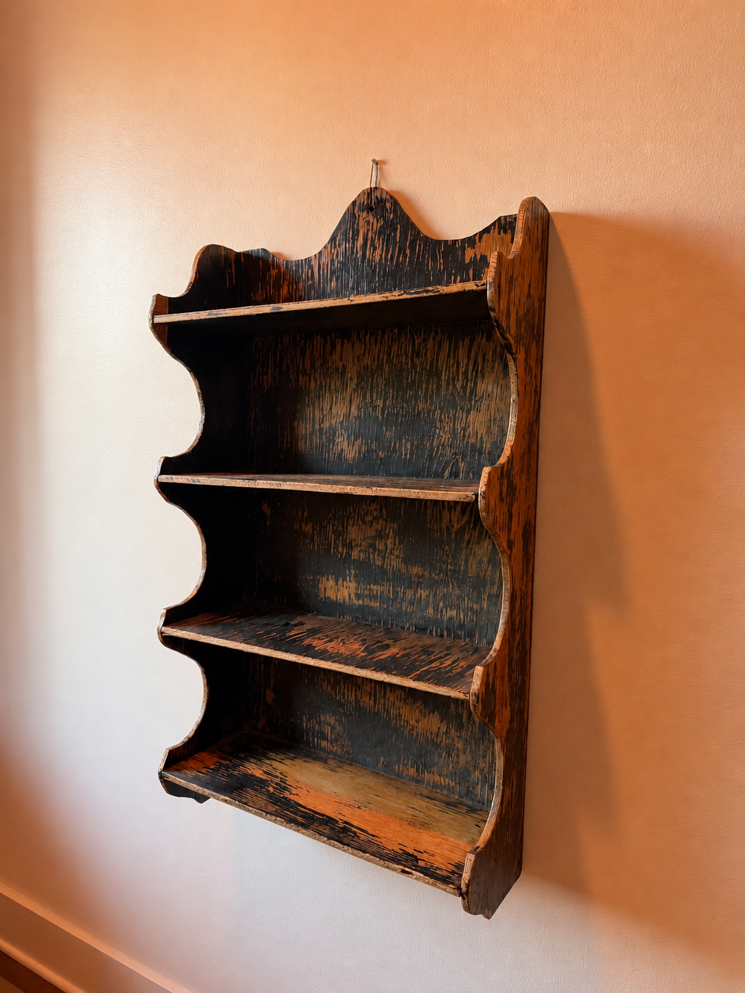 Primitive Handmade Wall Shelf