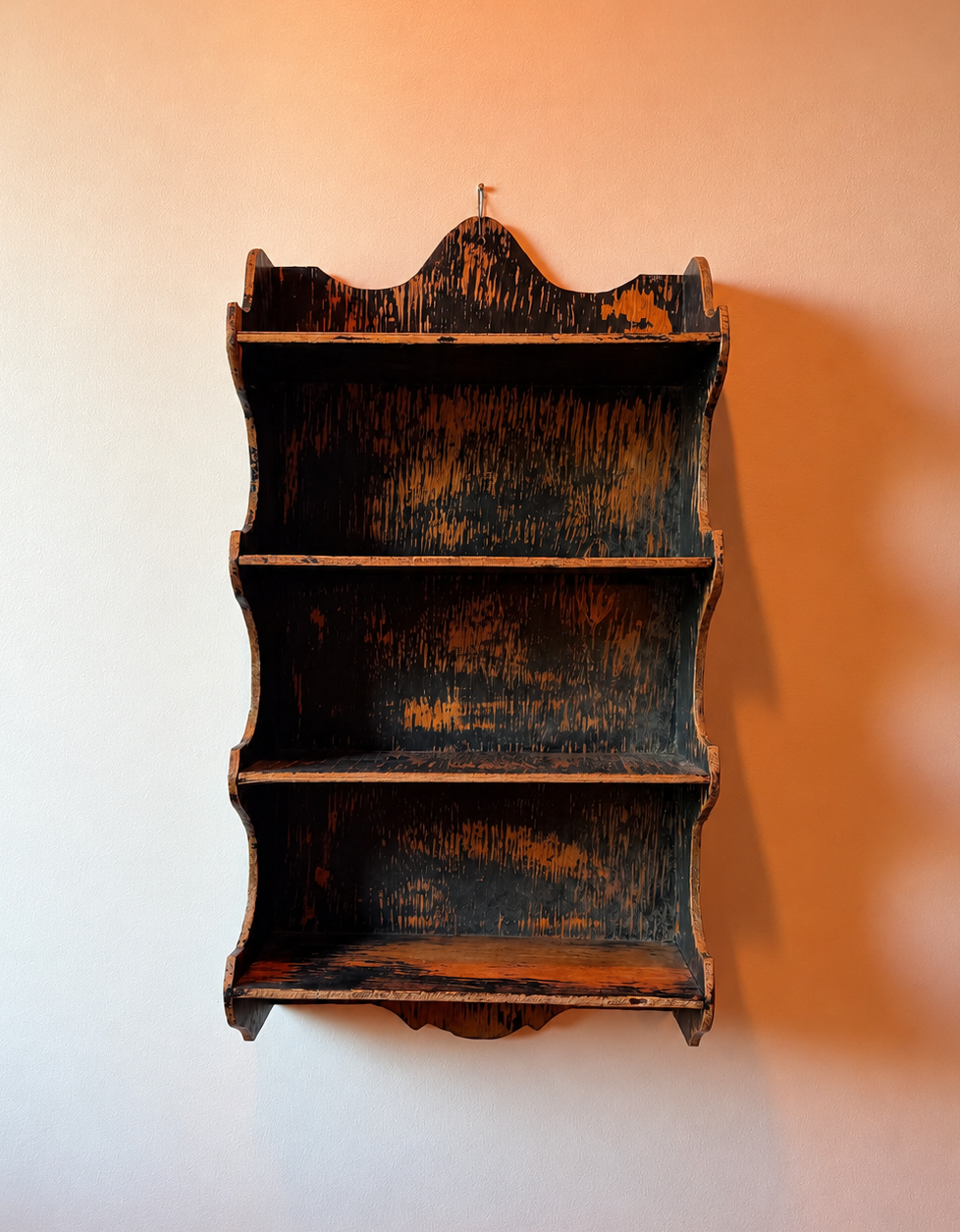 Primitive Handmade Wall Shelf
