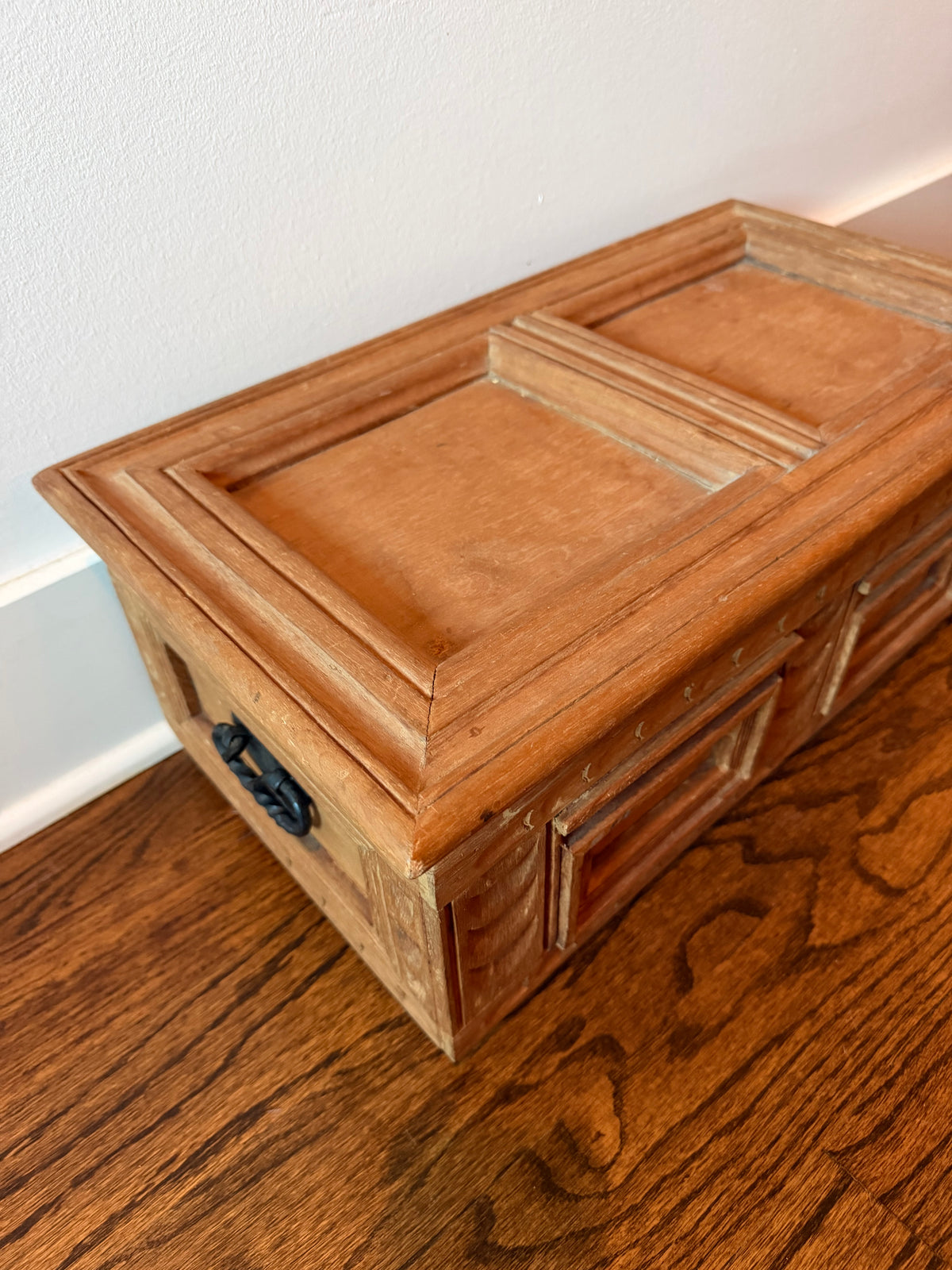 Antique Hand-Carved Box Made in Mexico
