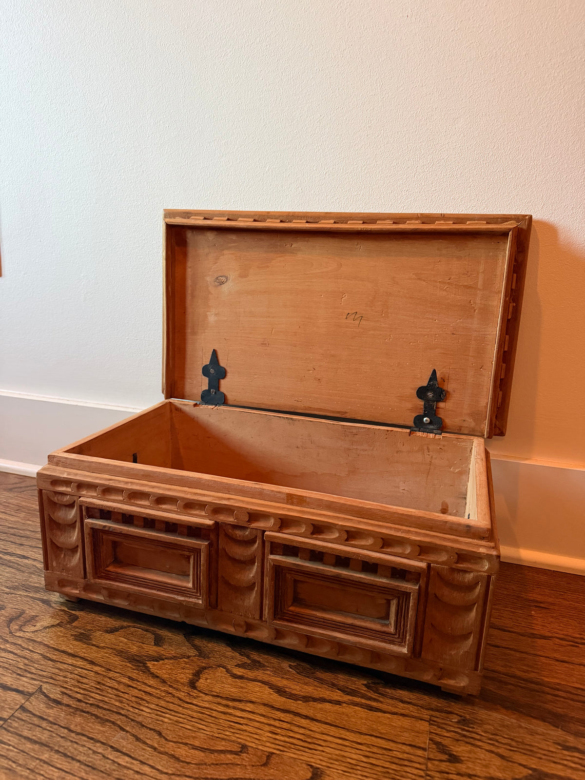 Antique Hand-Carved Box Made in Mexico
