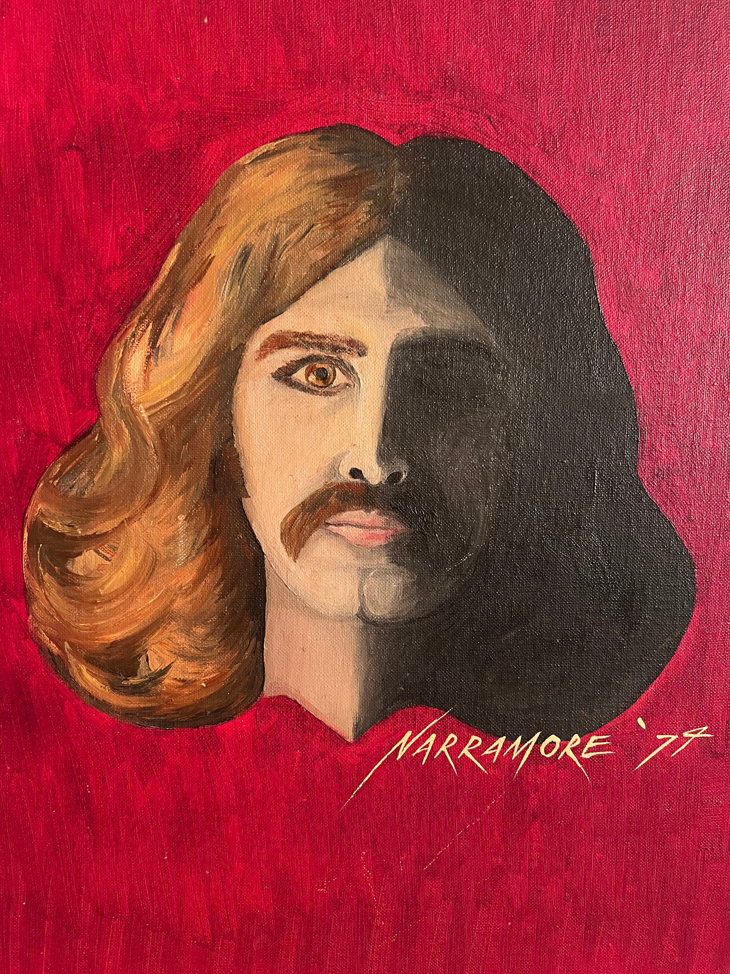 Original Self-Portrait 1974, Signed