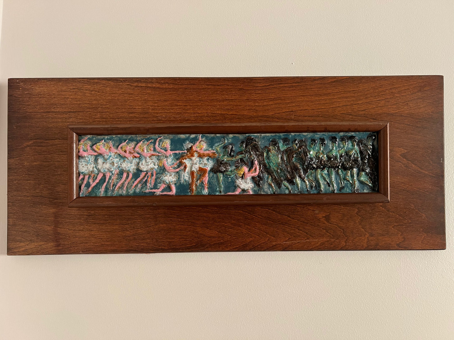 Custom Framed Ballerina Tile Art