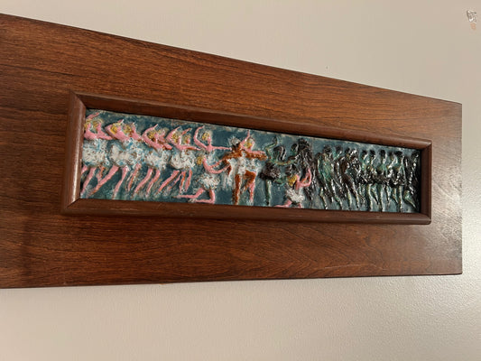 Custom Framed Ballerina Tile Art