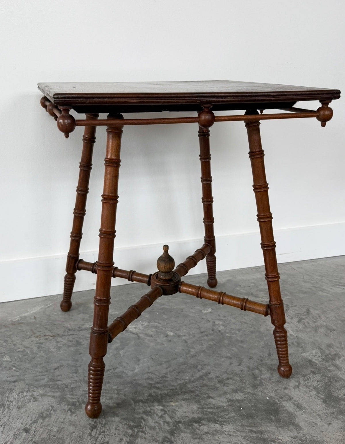 Late 19th Century Stick and Ball Parlor Table