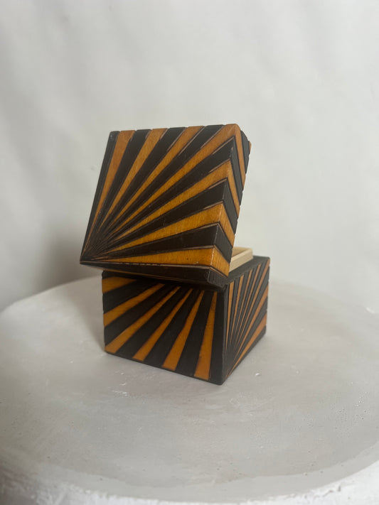 Striped Polish Wooden Box