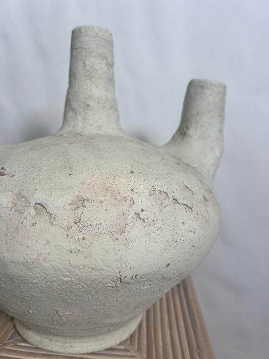 Unique Distressed Stone Pottery Vase