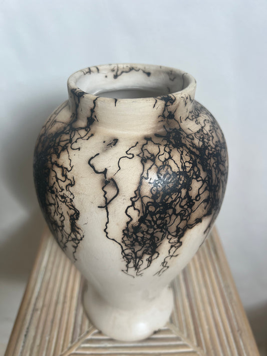 Native American Raku Pottery Vase