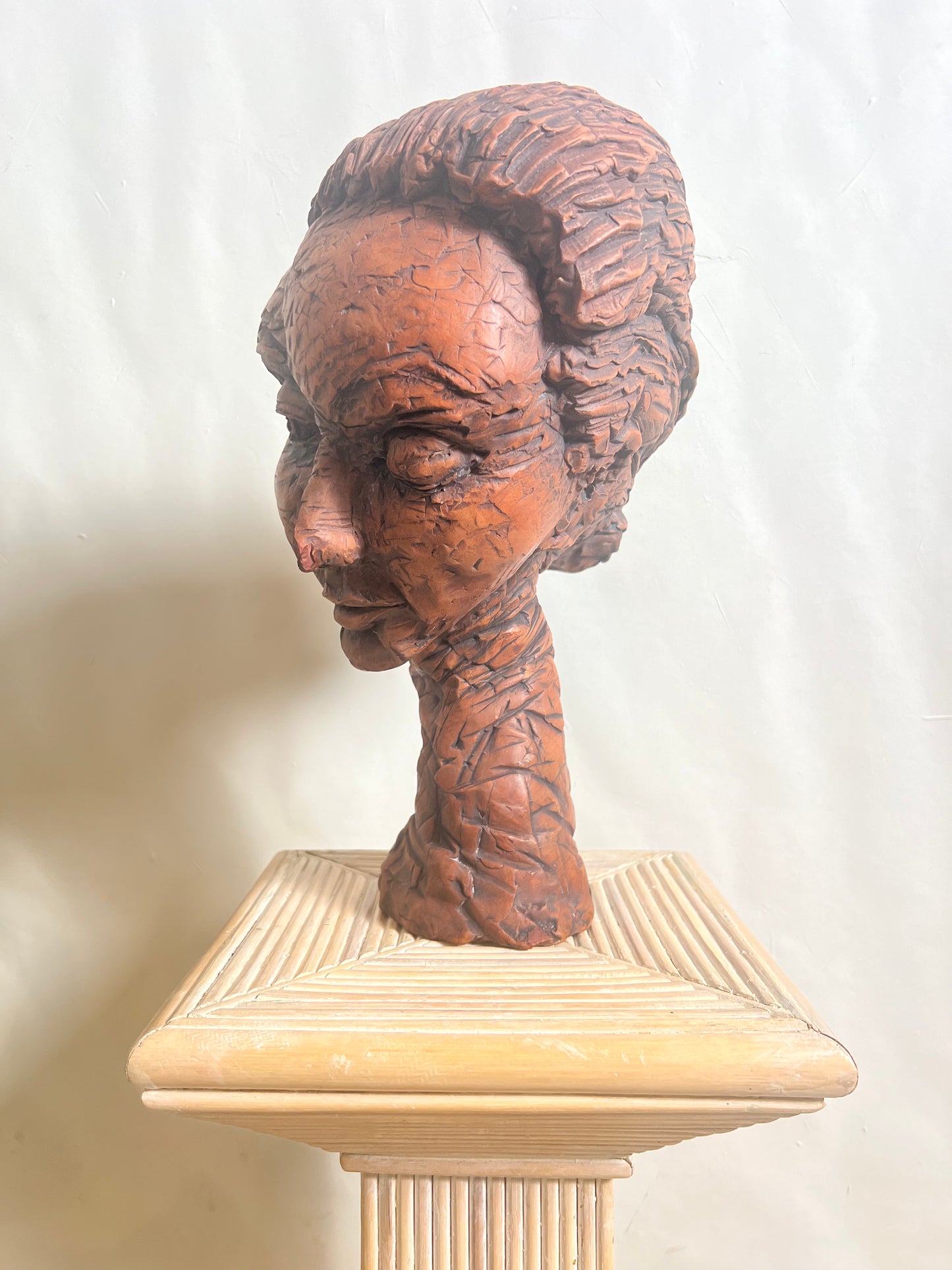 Handcrafted Clay Sculpture, Woman