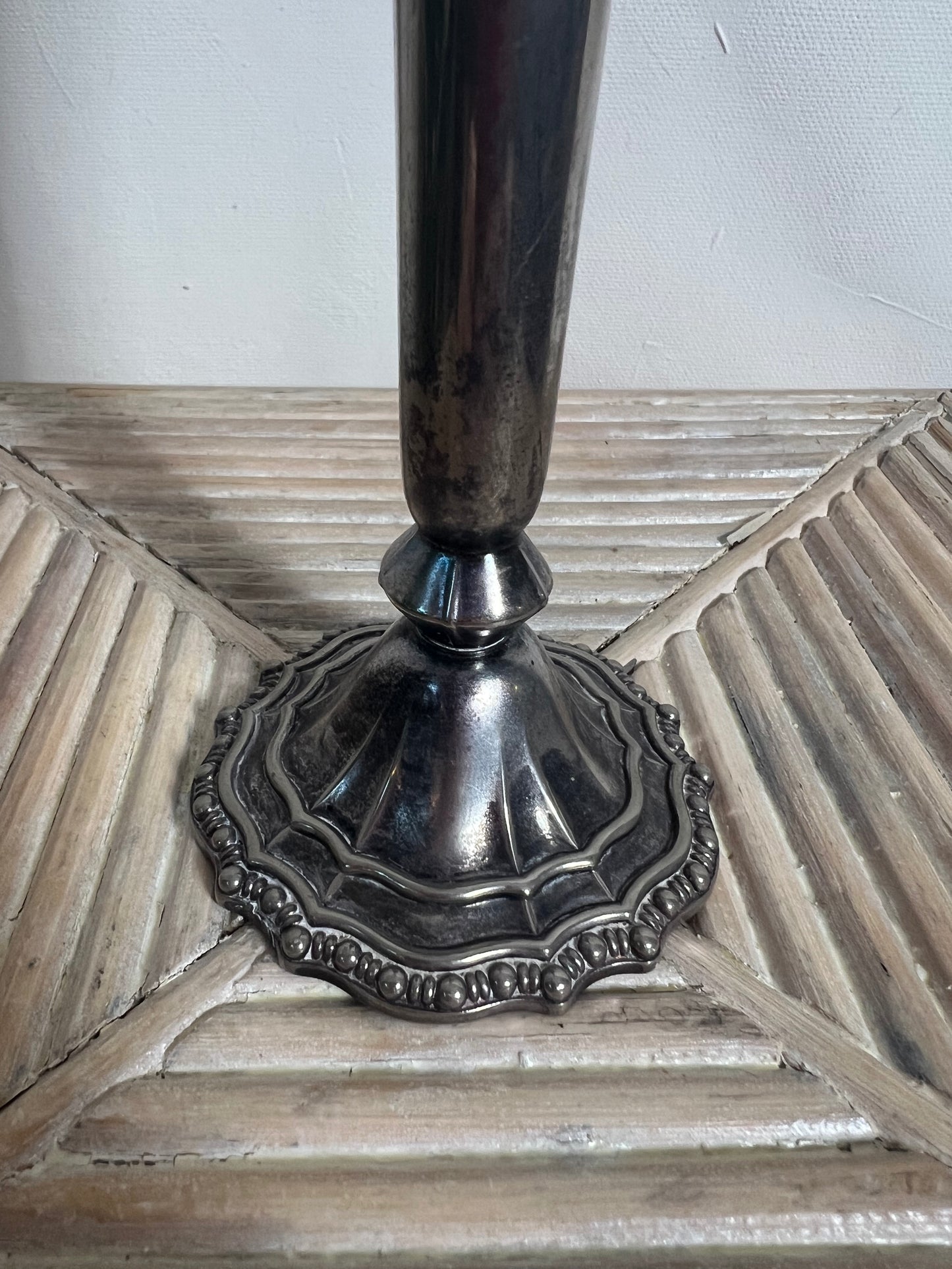 Antique Silver Avon Bud Vase