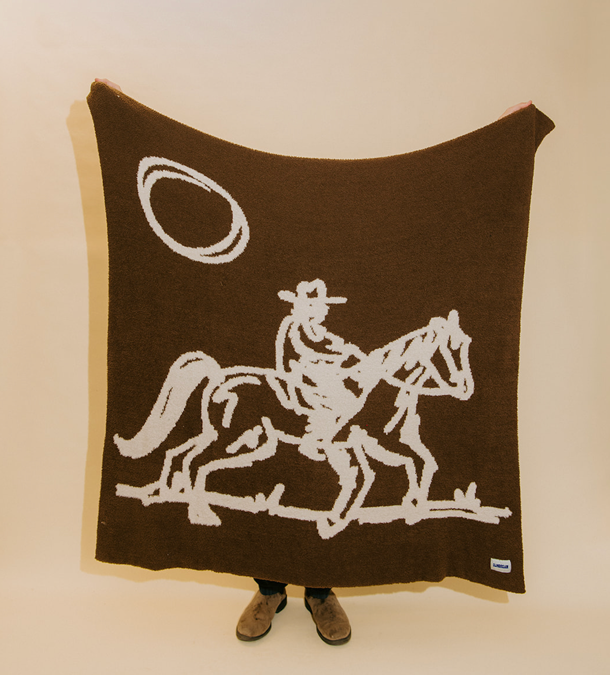 Drifter Plush Throw - Leather Brown