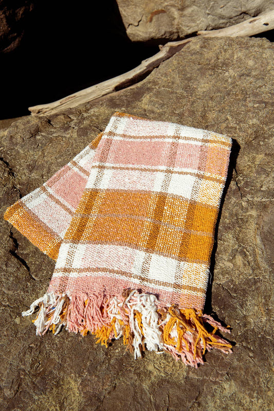 Brunch Plaid - SUSTAINABLE RECYCLED THROW