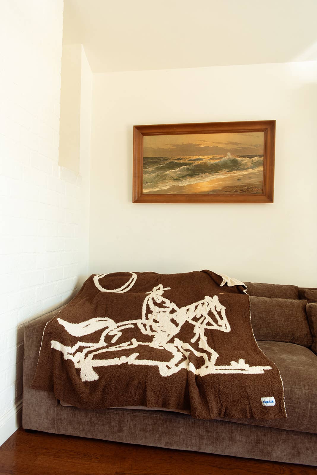 Drifter Plush Throw - Leather Brown